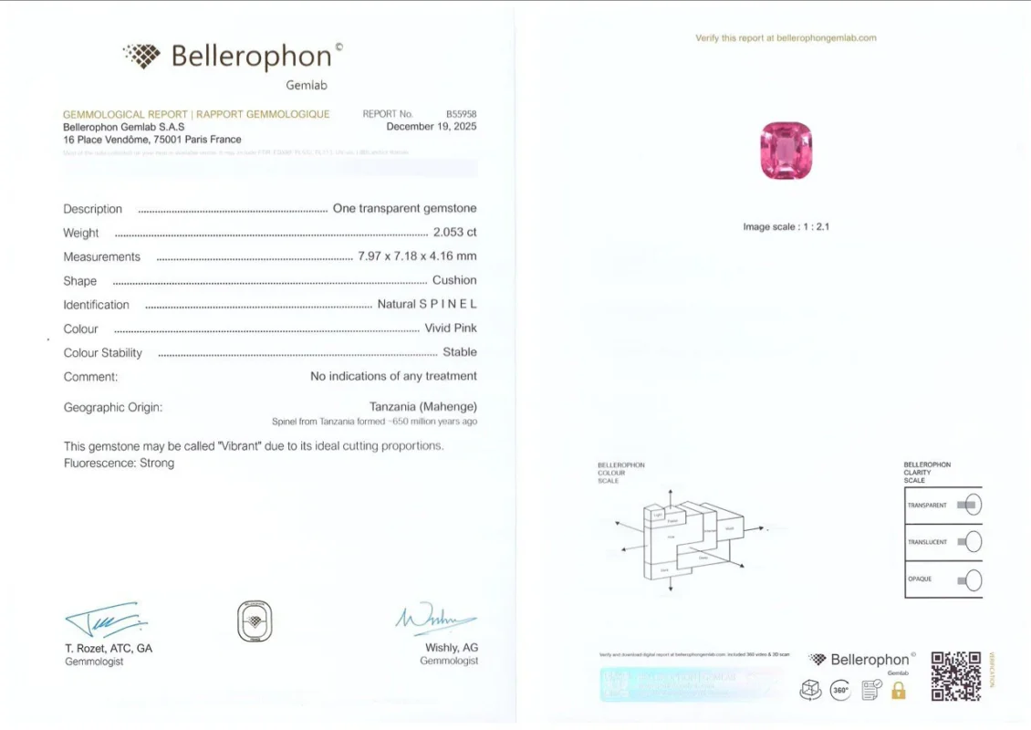 Gemological report