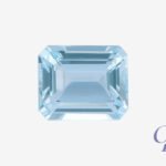 Aquamarine in octagon shape, Madagascar