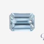 Aquamarine in octagon shape, Madagascar
