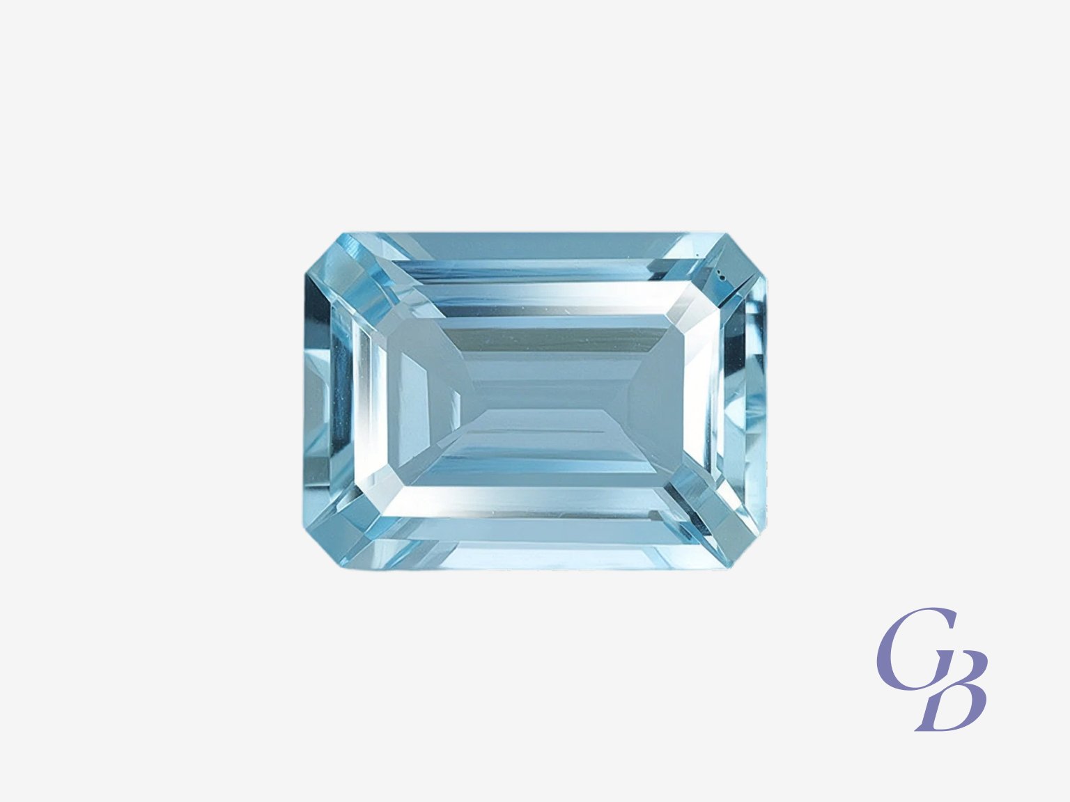 aquamarine in octagon shape, madagascar Aquamarine in octagon shape, Madagascar