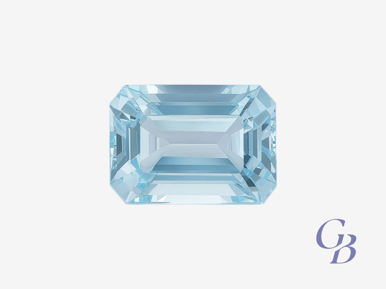 aquamarine in octagon shape, madagascar Aquamarine in octagon shape, Madagascar