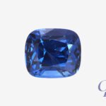 Cobalt Blue spinel in cushion shape, Tanzania