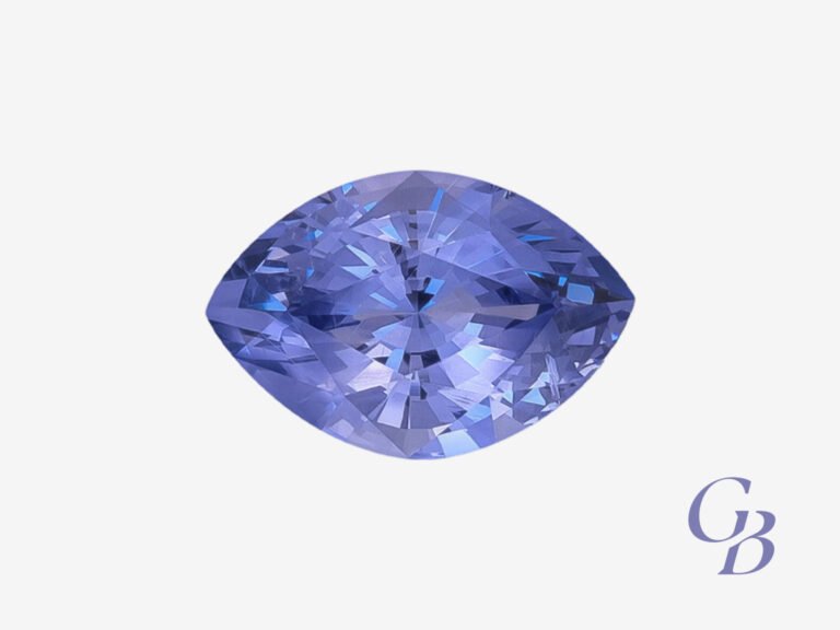 Cobalt Blue spinel in marquis shape, Vietnam