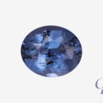 Cobalt Blue spinel in oval shape, Sri Lanka (Ceylon)