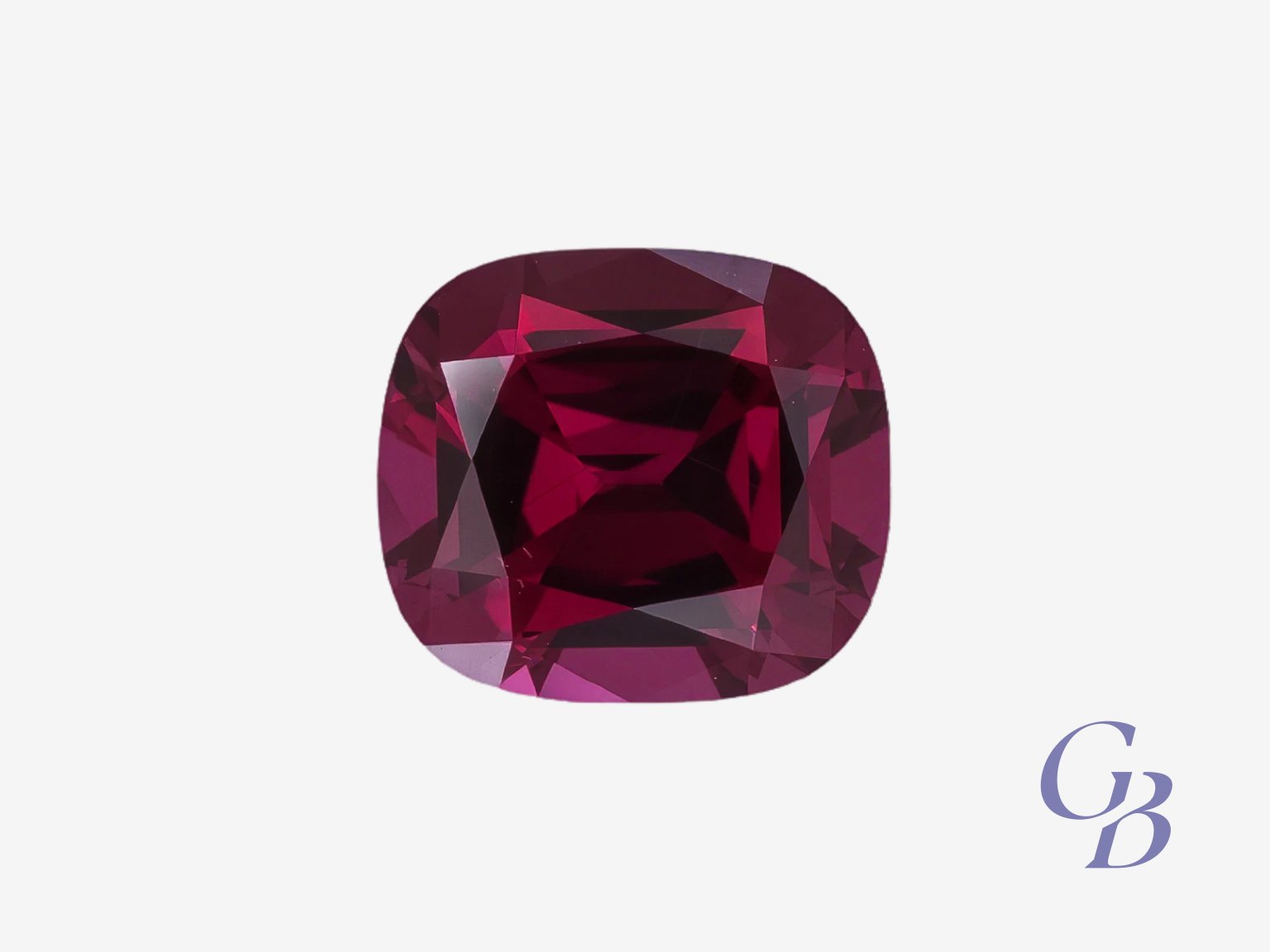 garnet rhodolite in cushion shape, madagascar Garnet rhodolite in cushion shape, Madagascar
