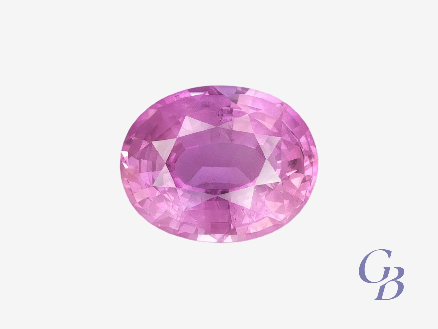 pink sapphire in oval shape, sri lanka (ceylon) Pink sapphire in oval shape, Sri Lanka (Ceylon)