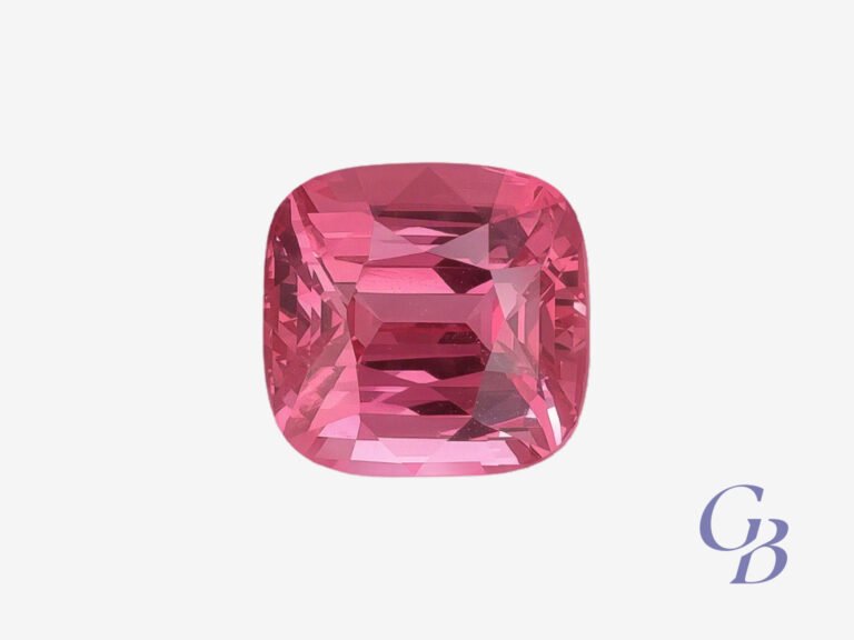 Pink spinel in cushion shape, Tanzania
