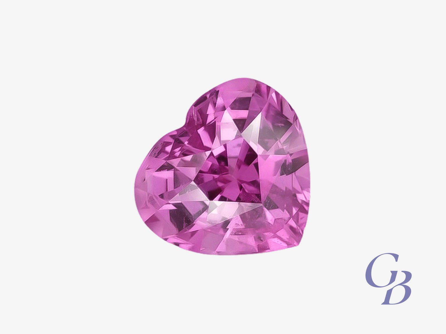 pink spinel in heart shape, tanzania Pink spinel in heart shape, Tanzania