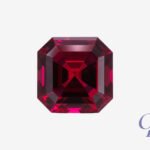 Rhodolite in radiant shape, Madagascar