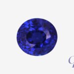 Royal Blue sapphire in cushion shape, Sri Lanka (Ceylon)