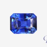 Royal Blue sapphire in octagon shape, Sri Lanka (Ceylon)