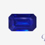 Royal Blue sapphire in octagon shape, Sri Lanka (Ceylon)