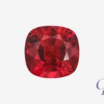 Spinel in cushion shape, Vietnam
