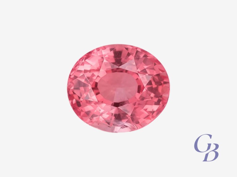 Spinel in oval shape, Tanzania
