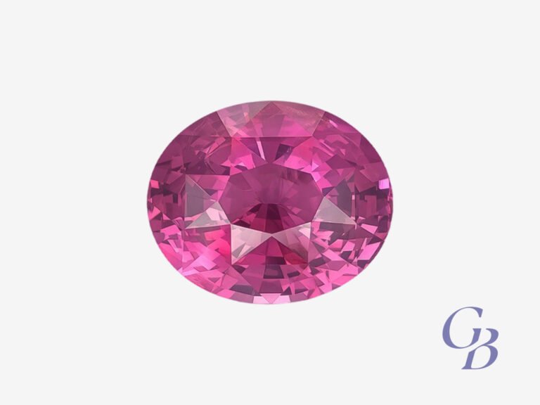 Spinel in oval shape, Tanzania