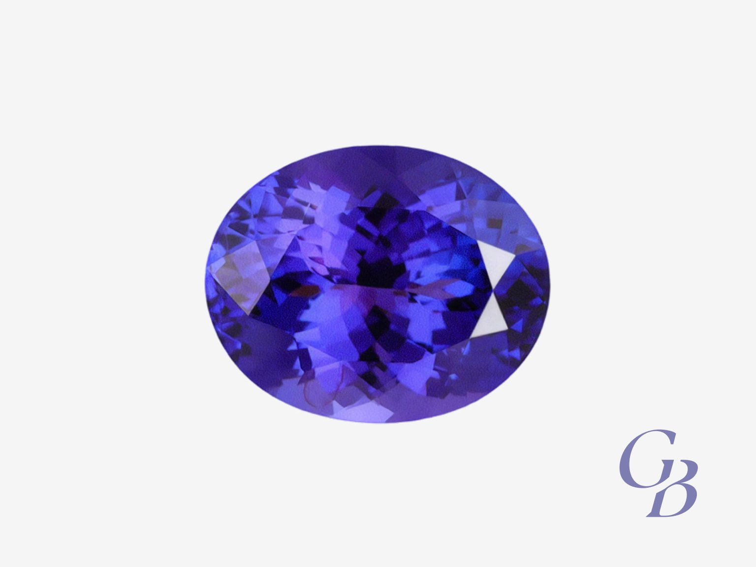Tanzanite in oval shape, Tanzania Tanzanite, taille ovale, Tanzanie – Image 1