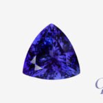 Tanzanite, taille trillion, Tanzanie