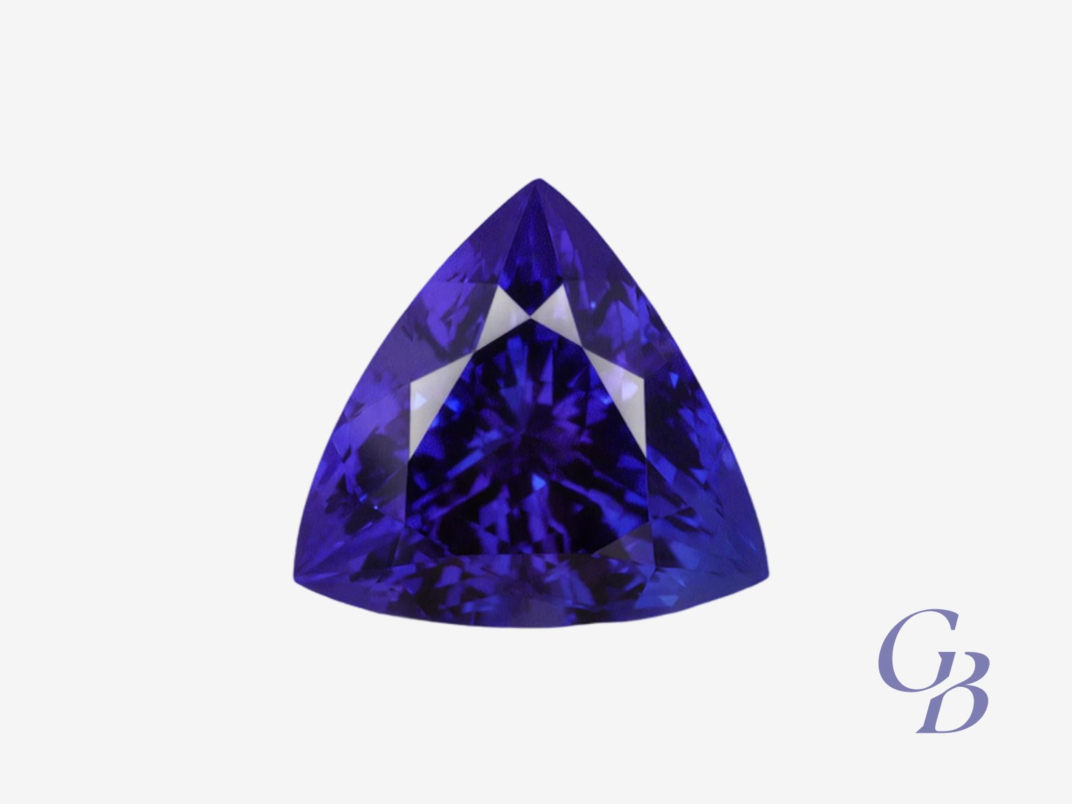 Tanzanite in trillion shape, Tanzania Tanzanite, taille trillion, Tanzanie – Image 1