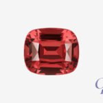Vibrant pink-red spinel in cabochon shape, Tanzania