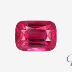 Vivid Pink spinel in cushion shape, Tanzania