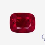 Vivid Red spinel in cushion shape, Burma (Myanmar)